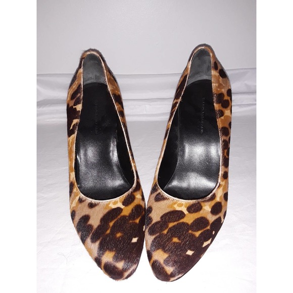 Balenciaga Paris Ponyhide Sz 38 IT / Hair Animal Print Slip On Pumps - Picture 6 of 7